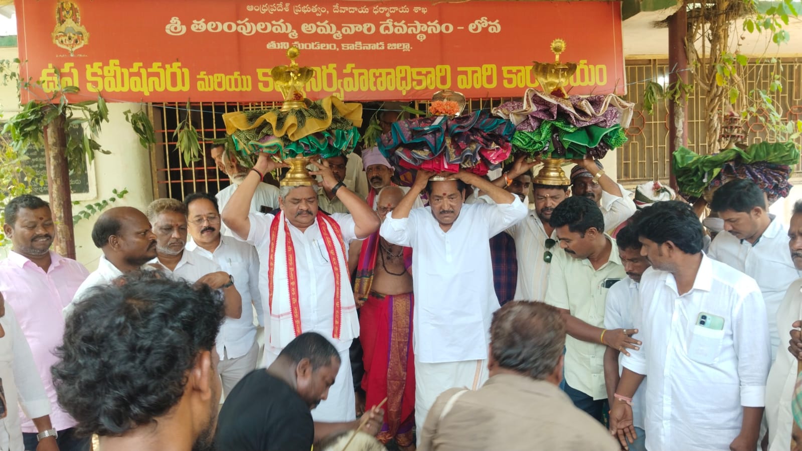 The Lokarakshini Thalampulamma Temple festival is marked by a spiritual atmosphere.