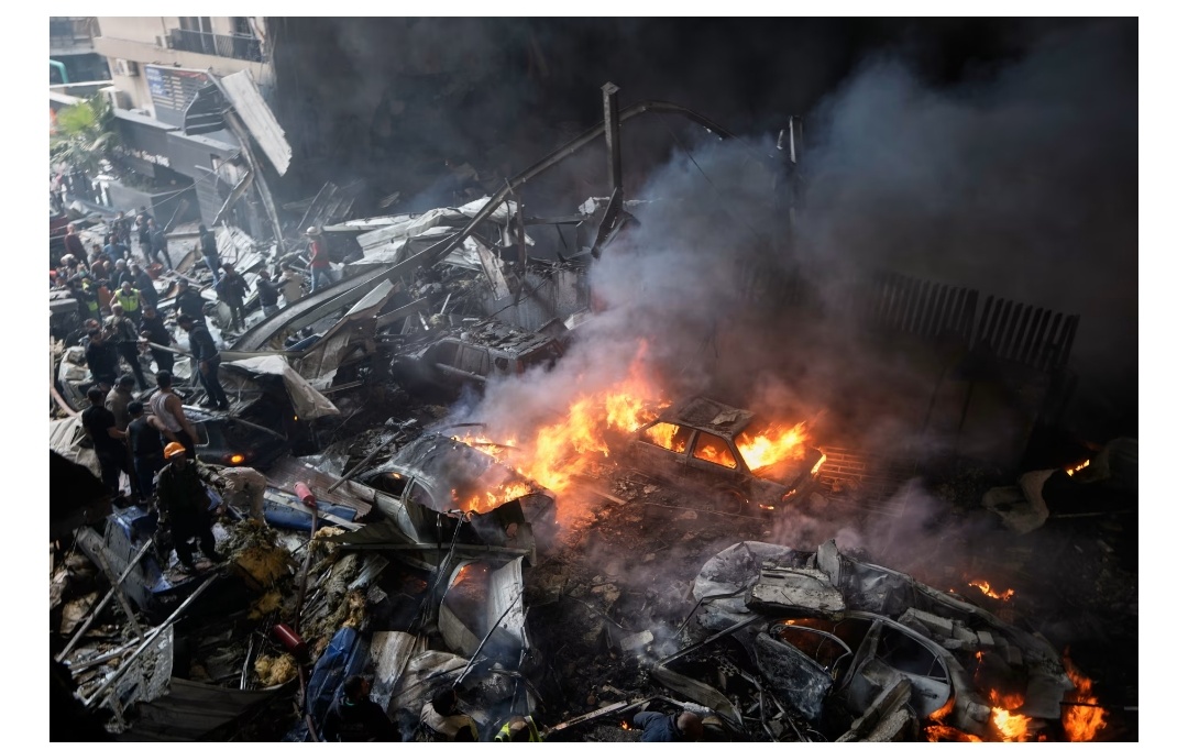 Israel launches heavy strikes on Beirut as Netanyahu refuses to include Lebanon in Iran ceasefire, raising fears of truce collapse.