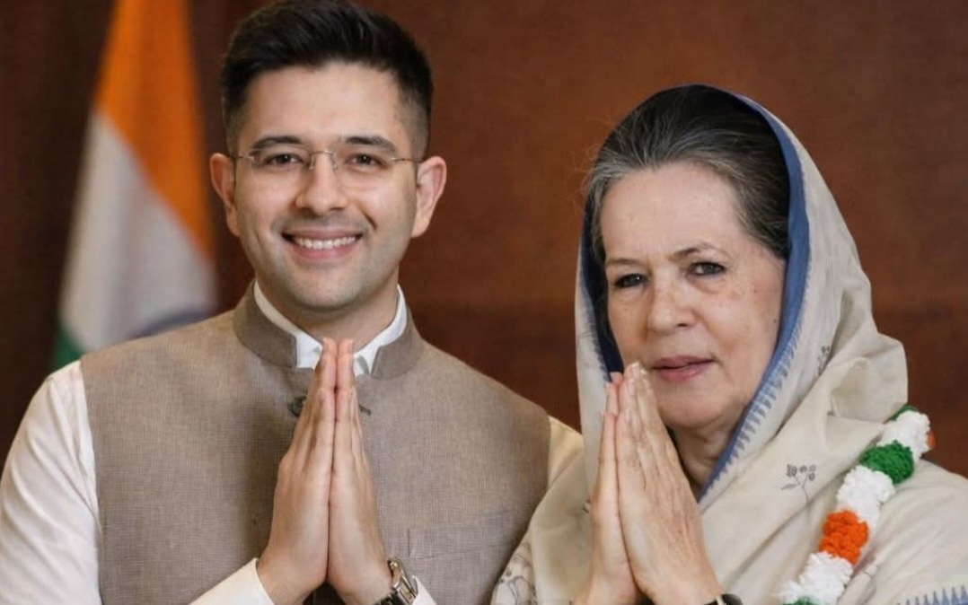Breaking/Raghav Chadha–Sonia Gandhi Secret Meet? Sparks Buzz of Major Political Realignment