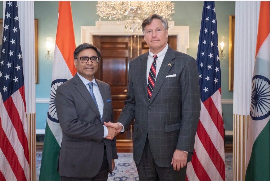 India–US Ties Strengthen After Vikram Misri–Christopher Landau Talks