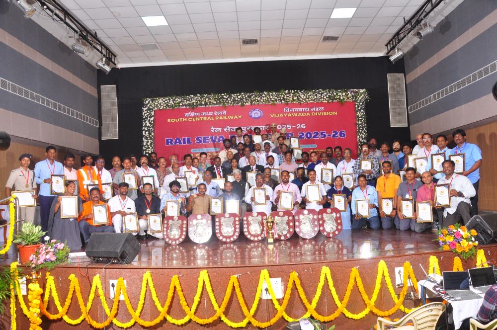 Vijayawada Railway Division Marks Railway Week Employees Honoured for Excellence