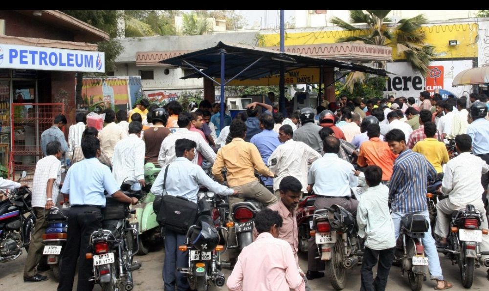 Fuel Crisis Erupts in South: Petrol, Diesel Run Dry Across Telangana & Andhra Pradesh