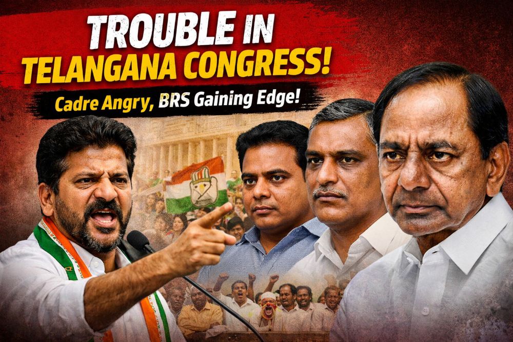 Cracks Widen in Telangana Congress: Cadre Furious, Government Accused of Losing Grip