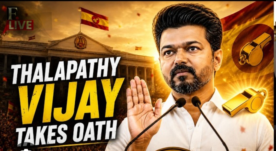 Vijay Takes Oath as Tamil Nadu Chief Minister, Rahul Gandhi Joins Historic Chennai Ceremony