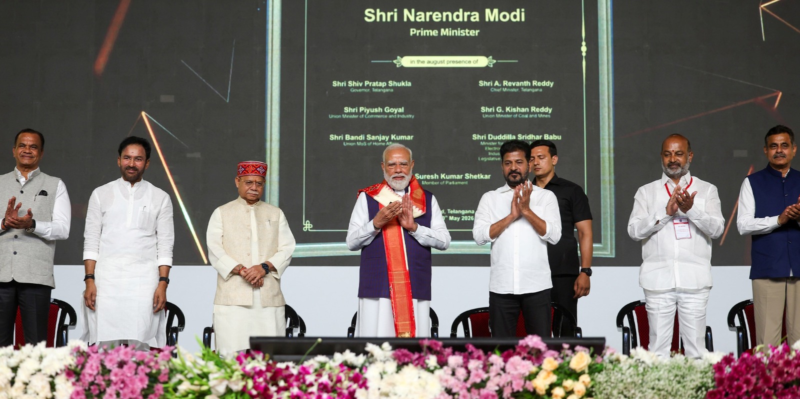 Prime Minister Narendra Modi Dedicates Key Railway Infrastructure Projects in Telangana to the Nation