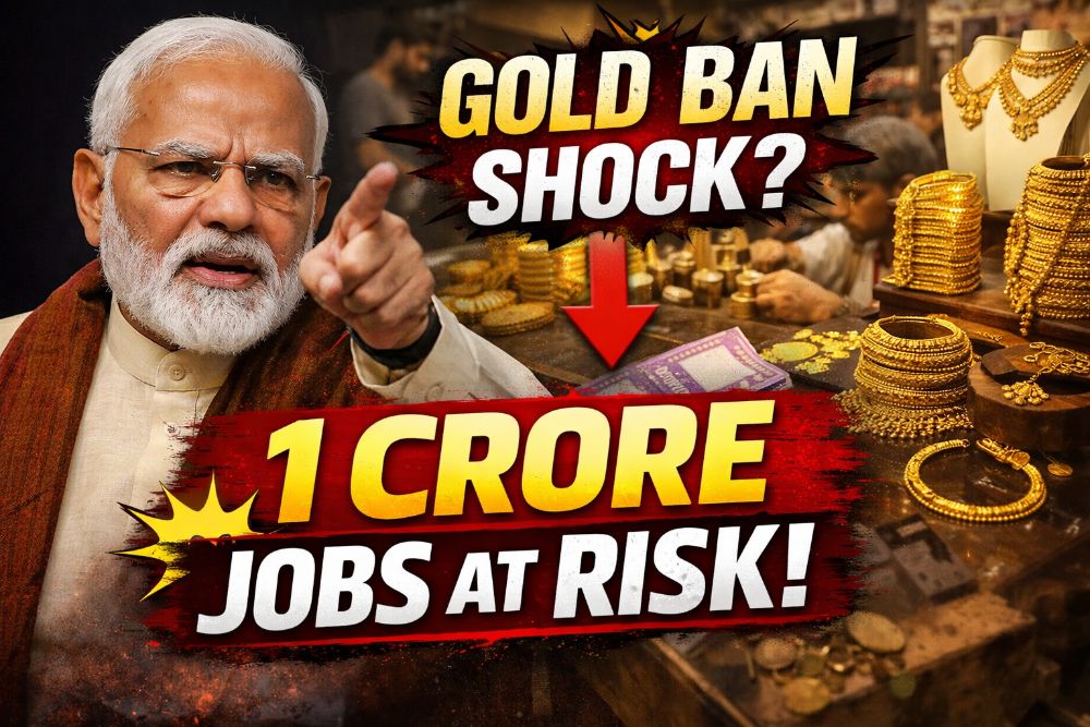 PM Modi’s Gold Appeal Triggers Market Jitters, Jewellery Sector Warns of Job Losses