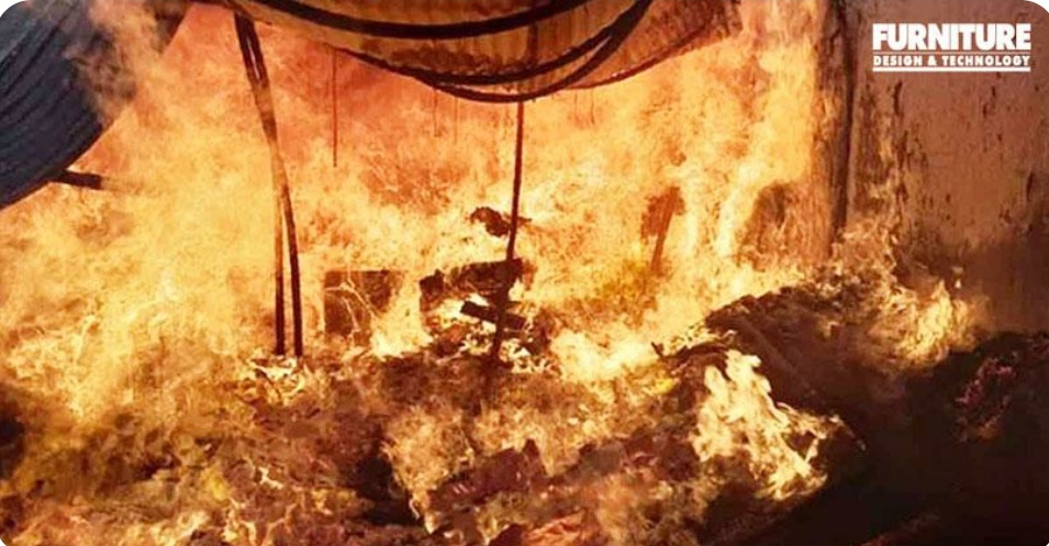 Massive Fire Engulfs Furniture Market in Greater Noida’s Shahberi