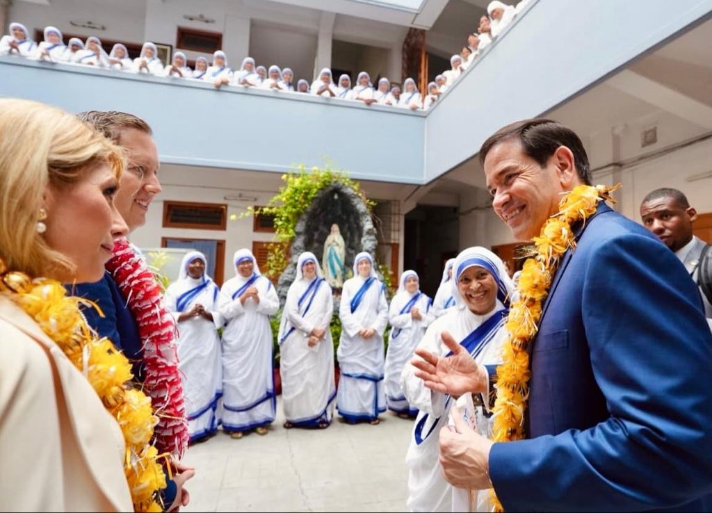 Rubio Visits Kolkata’s Missionaries of Charity, Emphasises Humanitarian Bond Between India and US