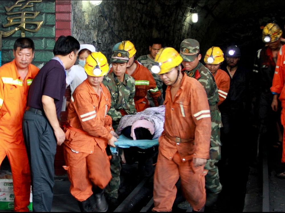 CHINA COAL MINE BLAST... Nearly 100 feared dead, dozens missing after massive coal mine explosion in China