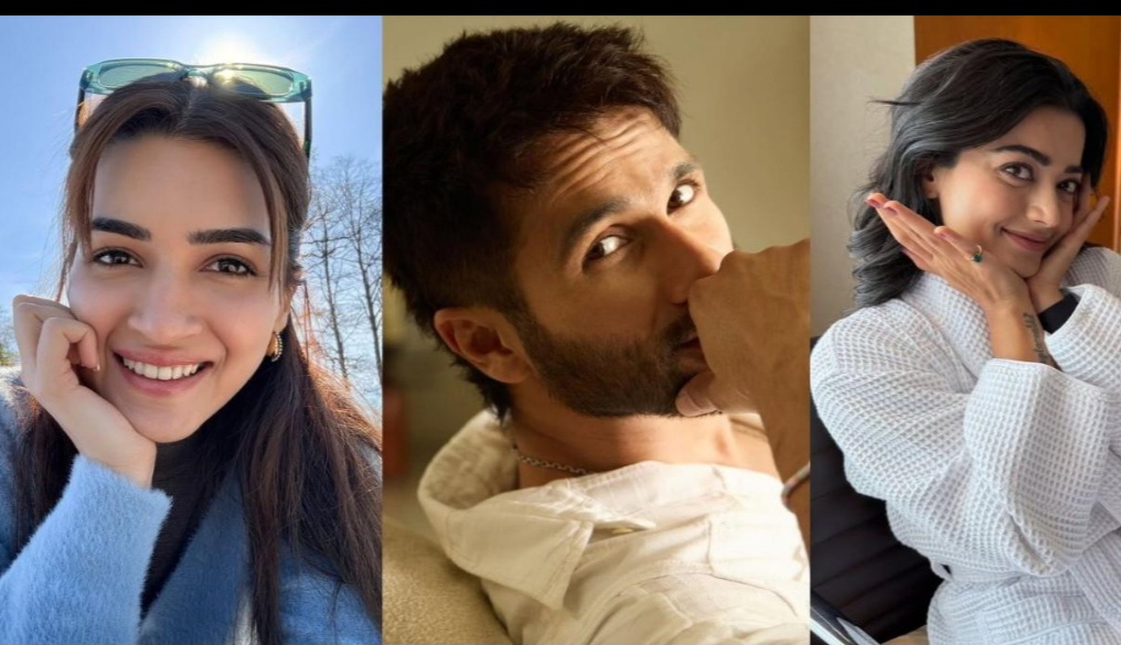 Shahid Kapoor Shares Fun-Filled BTS Moments With Rashmika Mandanna and Kriti Sanon