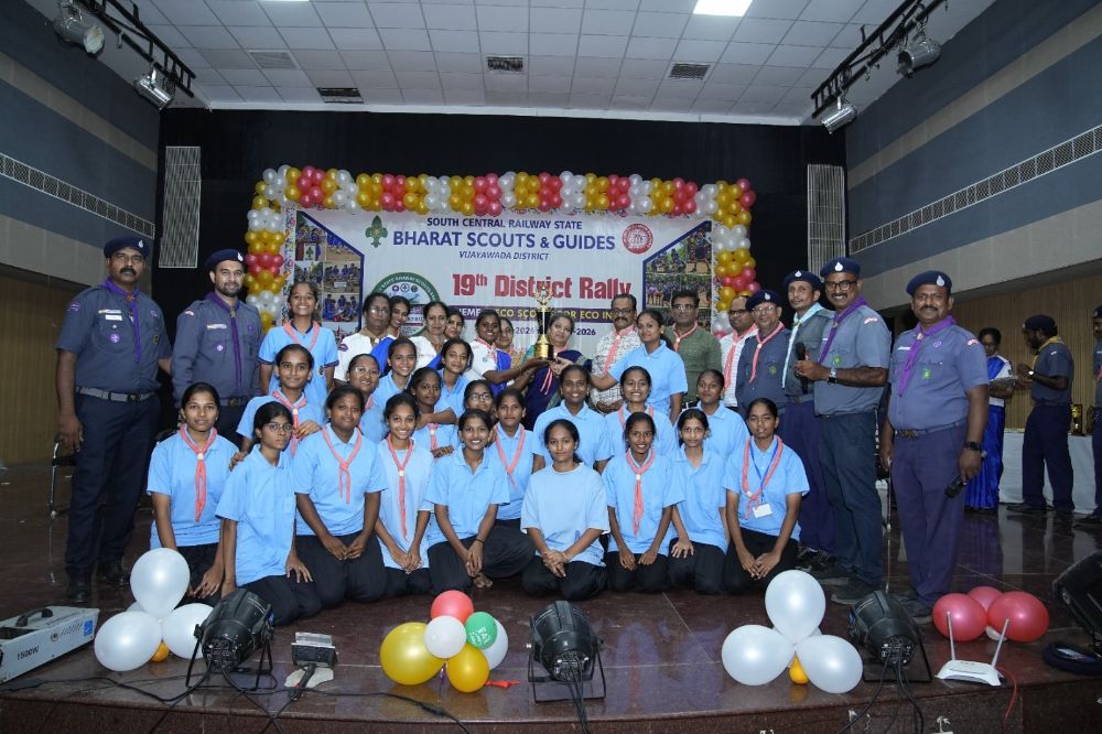 19th District Rally of Bharat Scouts and Guides Concludes Successfully in Vijayawada