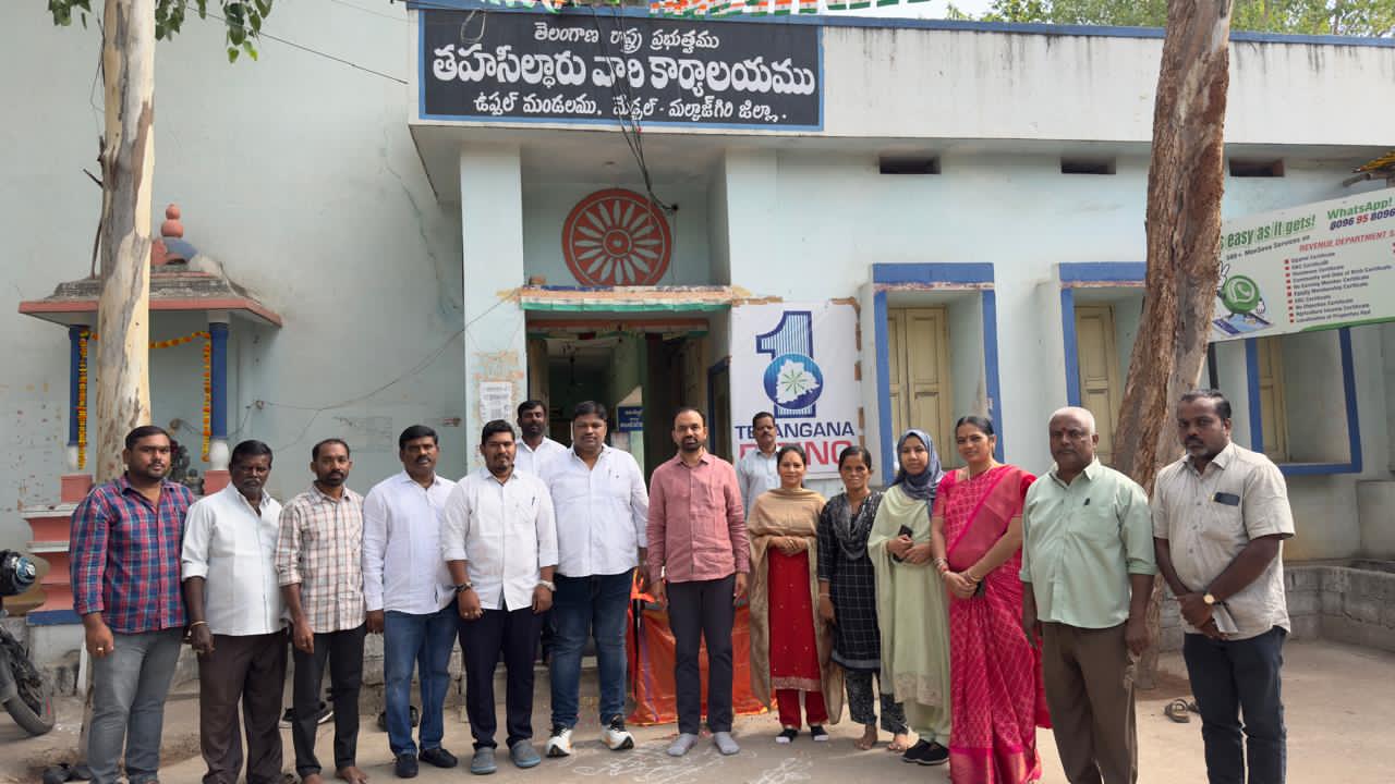 Telangana Formation Day Celebrated at Uppal MRO Office