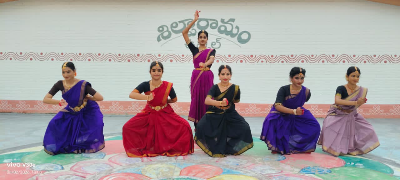 A captivating Bharatanatyam performance at the Telangana Formation Day celebrations.