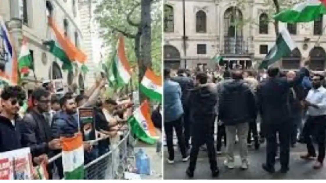 POK Unrest Reaches London: Mirpuri Muslims Protest Outside Pakistan High Commission
