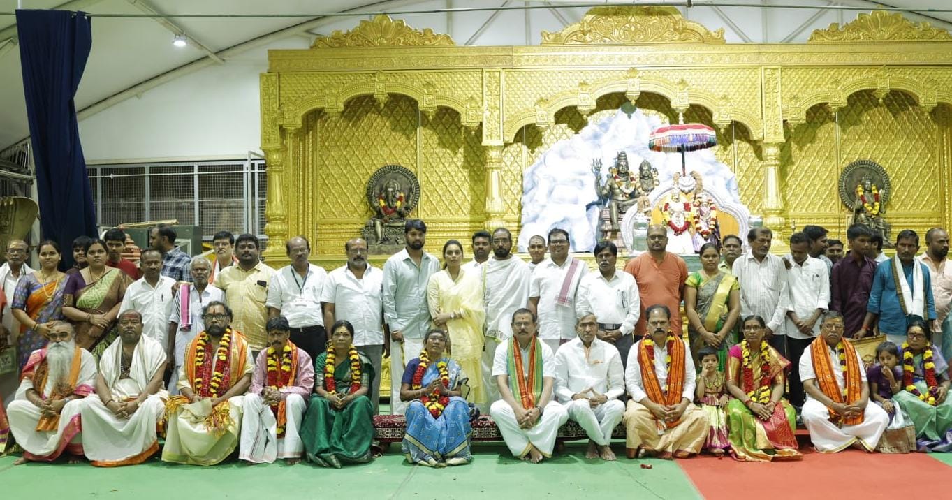 Farewell to Services at Srisailam Temple: Grand Honors for Seven Employees Retiring from Service