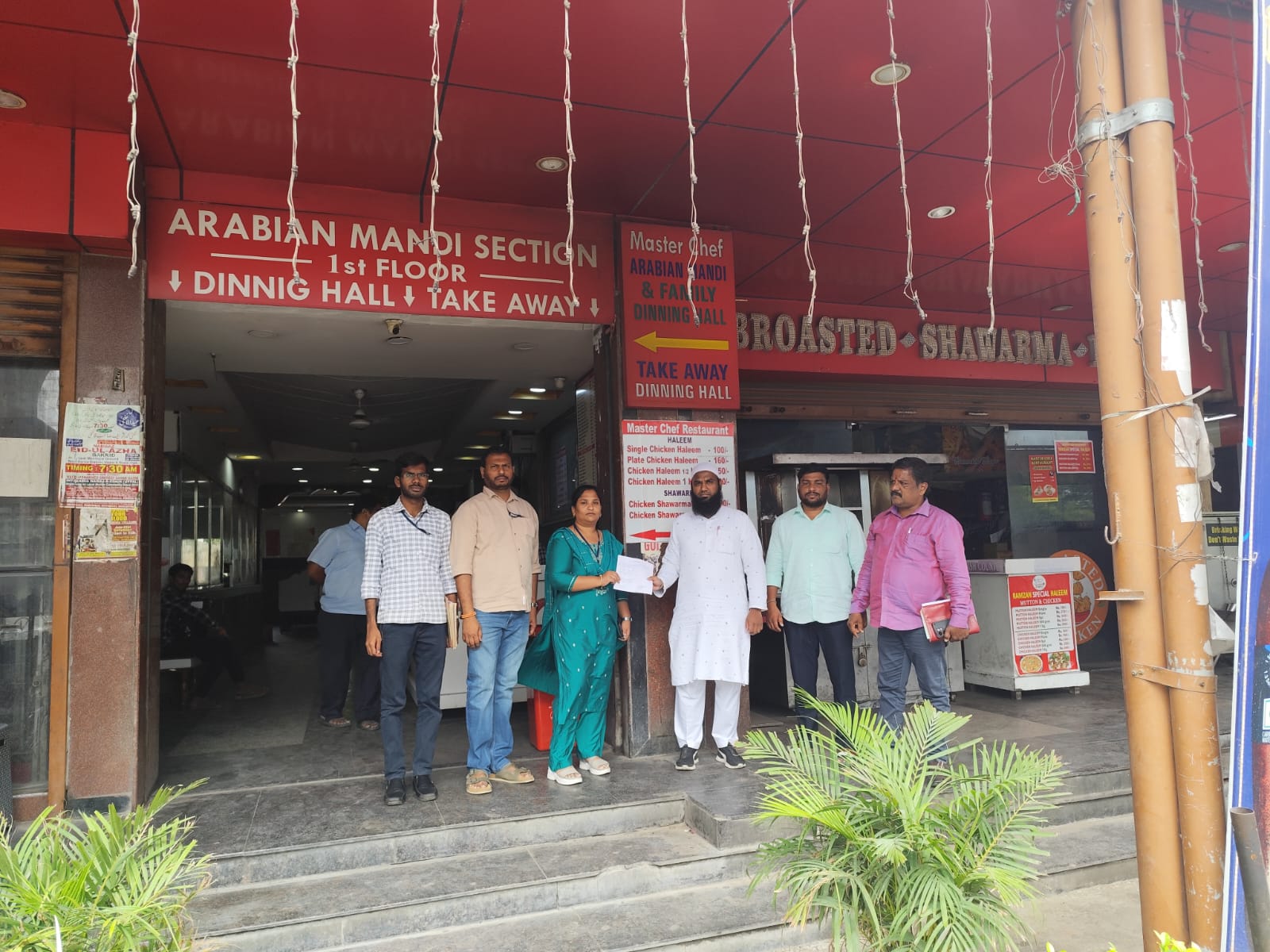 MasterChef Restaurant in Uppal Fined ₹25,000 for Food Safety Violations During Joint Inspection