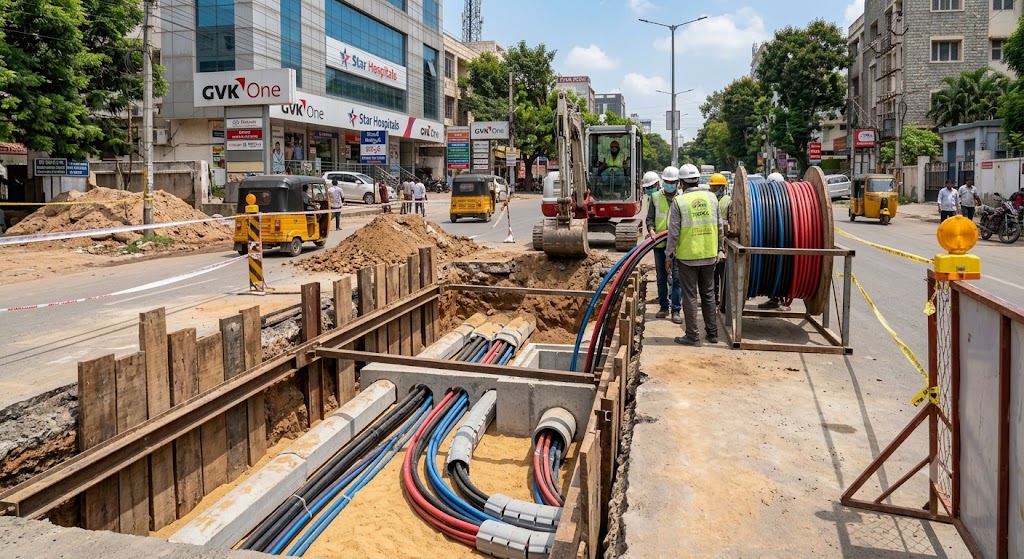 ⚡ Hyderabad's Mega Underground Power Plan Hits the Brakes!