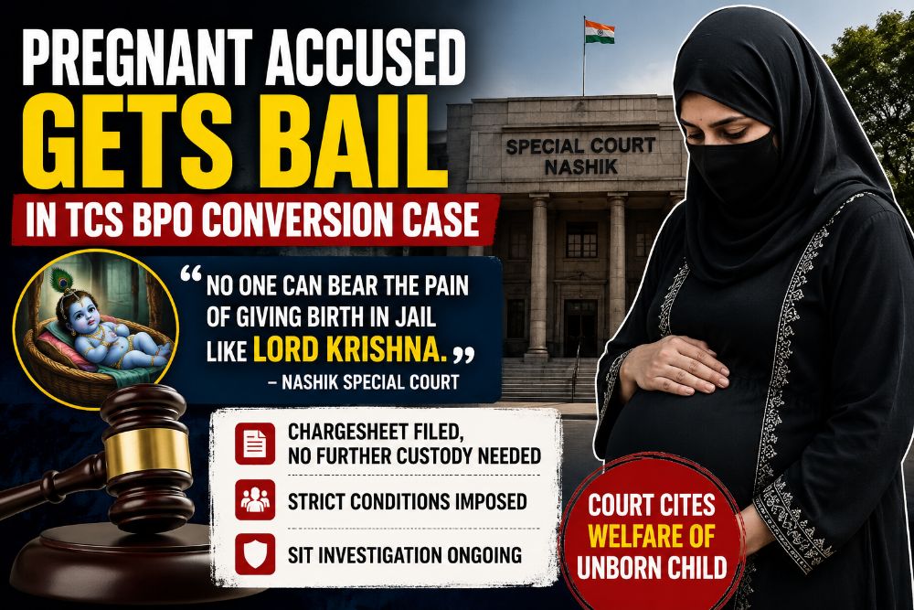 Pregnant Accused in TCS BPO Conversion Case Gets Bail; Court Refers to Lord Krishna's Birth in Jail