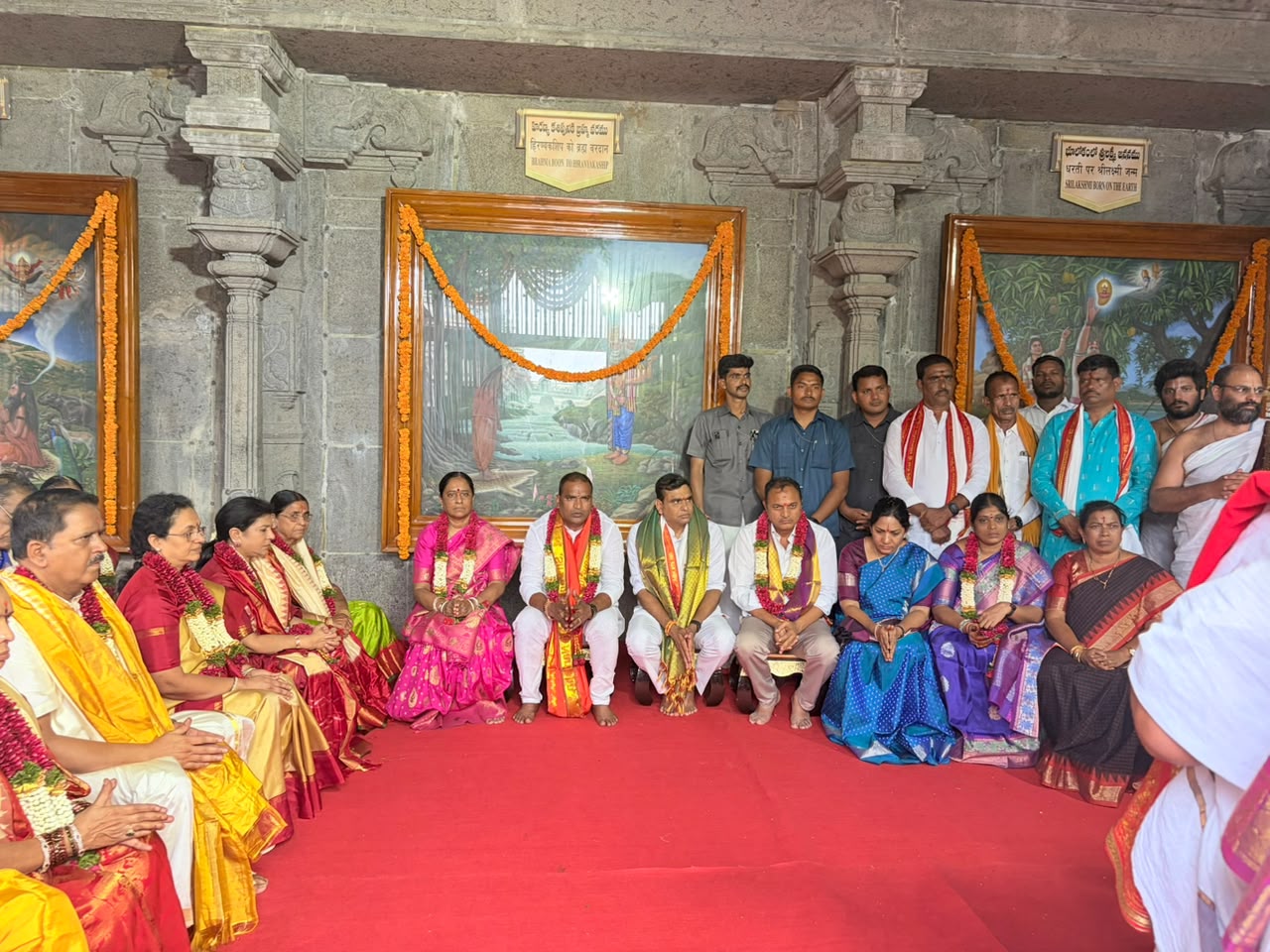 Uppal MLA Bandari Lakshma Reddy Attends Yadagirigutta Trust Committee Swearing-in Ceremony