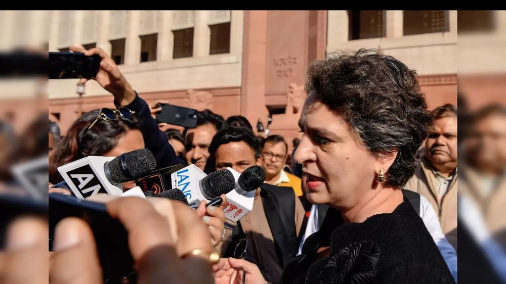 Priyanka Gandhi Criticizes Centre Over Student Protest Crackdown, Seeks Debate on Education Policy