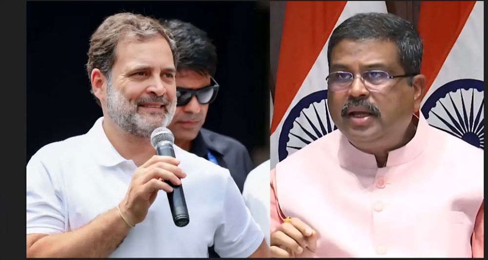 Dharmendra Pradhan Criticises Rahul Gandhi Over Student Protest Row