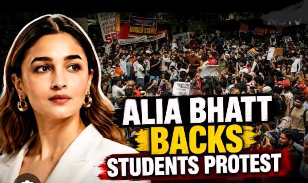 Alia Bhatt Backs Student Protests, Says Youth's Courage Gives Hope