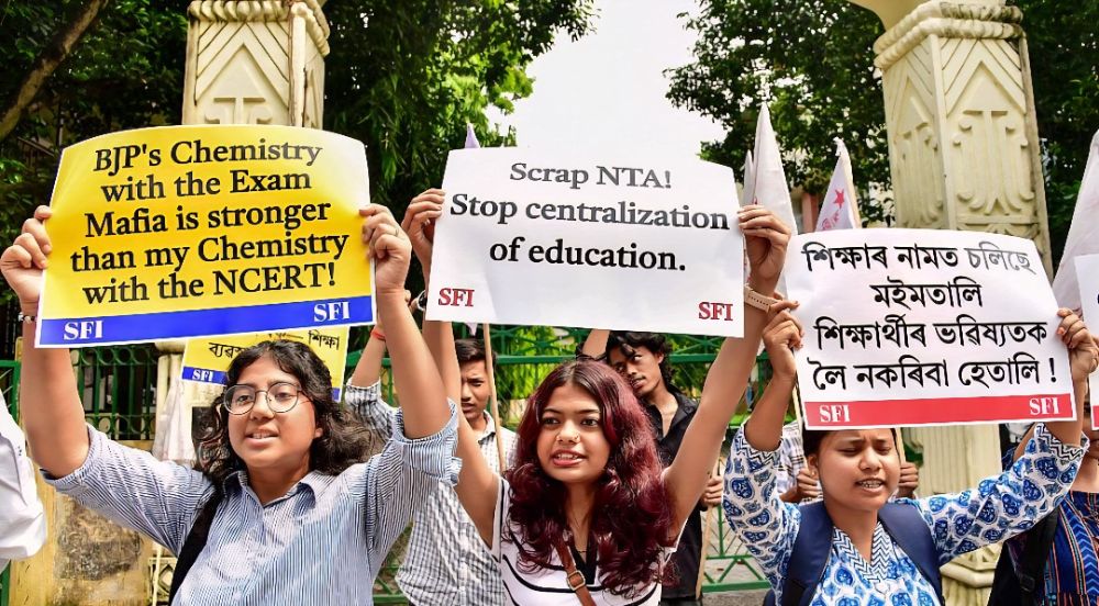 BJP Ally Minister's Daughter Joins Anti-Centre Protest, Viral Videos Trigger Political Storm in Assam