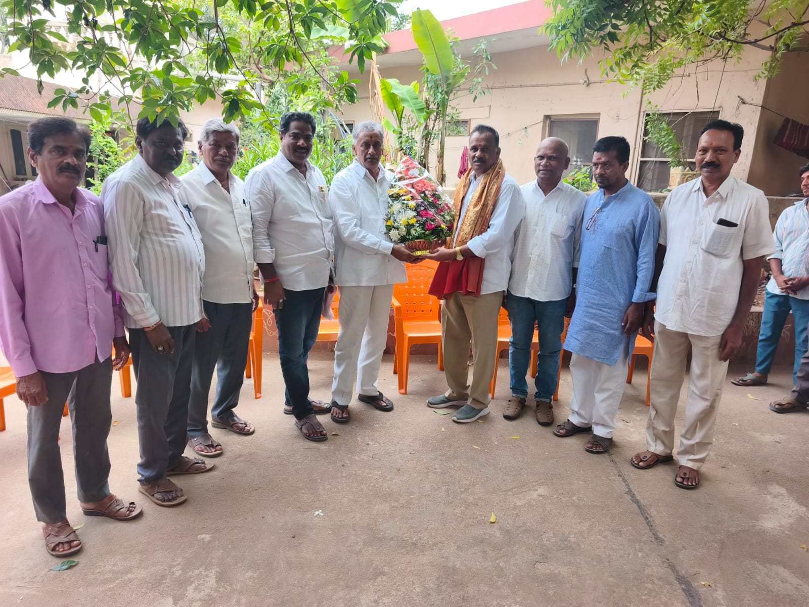 N.V.S.S. Prabhakar Blesses Newly Appointed BJP OBC Morcha Vice President in Medchal-Malkajgiri