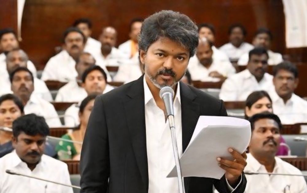 Tamil Nadu Assembly Erupts: Vijay Launches Fiery Attack on DMK, Invokes Sarkaria Commission and Veeranam Scandal