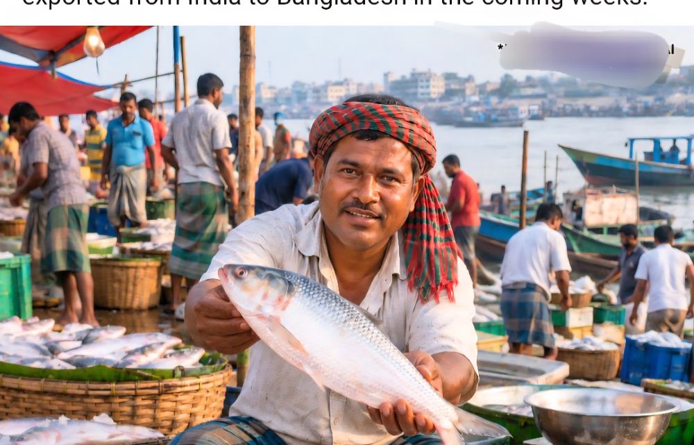 Historic Twist in Hilsa Trade: India Sends 500 Tonnes of Hilsa to Bangladesh