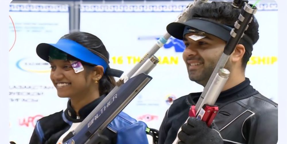 Double Silver Done… Now Elavenil Eyes Mixed-Team Glory!